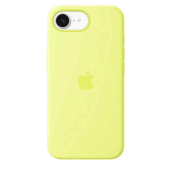 iPhone 16e Silicone Case – Neon Yellow