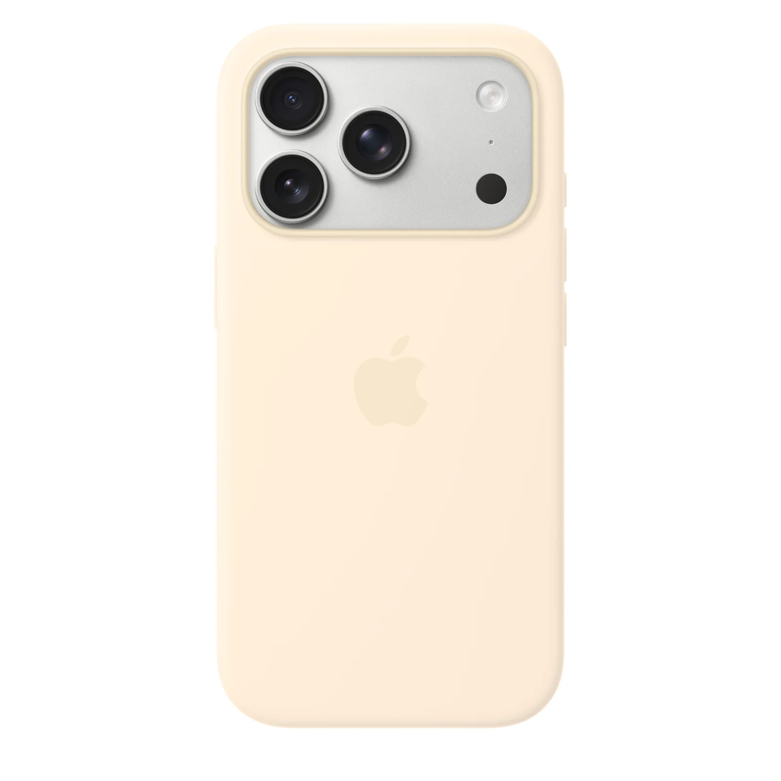 iPhone 17 Pro Silicone Case with MagSafe – Vanilla