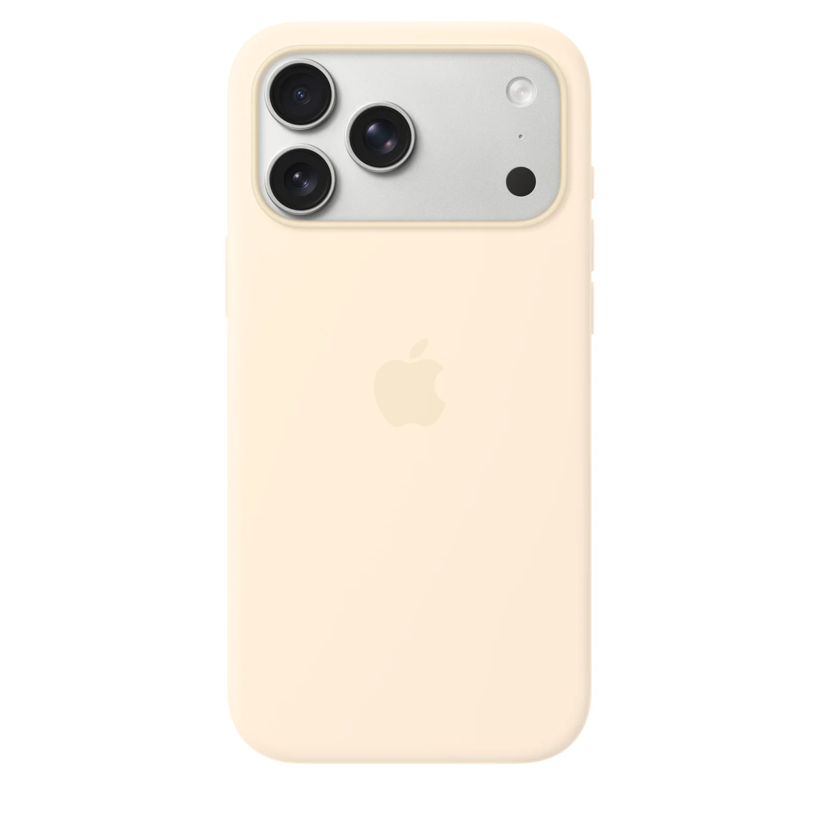 iPhone 17 Pro Max Silicone Case with MagSafe – Vanilla