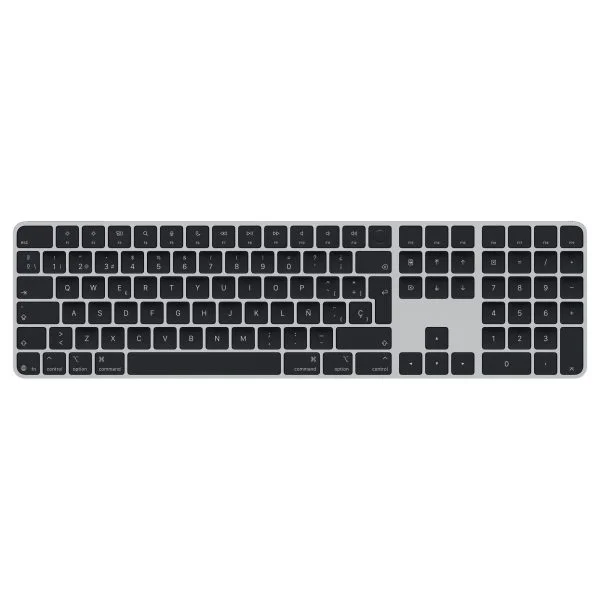 Magic Keyboard with Touch ID and Numeric Keypad for Mac models with Apple silicon (USB‑C) - Spanish - Black Keys