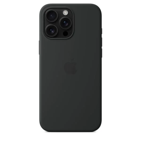 iPhone 16 Pro Max Silicone Case with MagSafe – Black