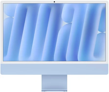 colour imac 24 m4 blue product photograph