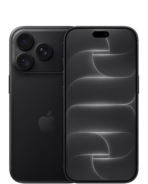 colour iphone 18 pro black product photograph