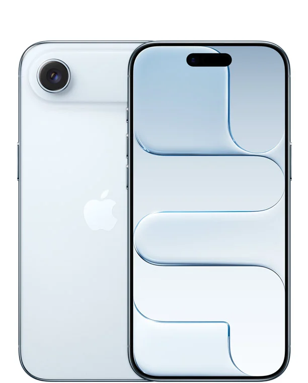 colour iphone air sky blue product photograph
