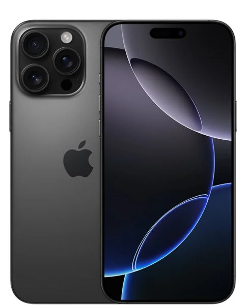 colour iphone16 pro max black titanium product photograph