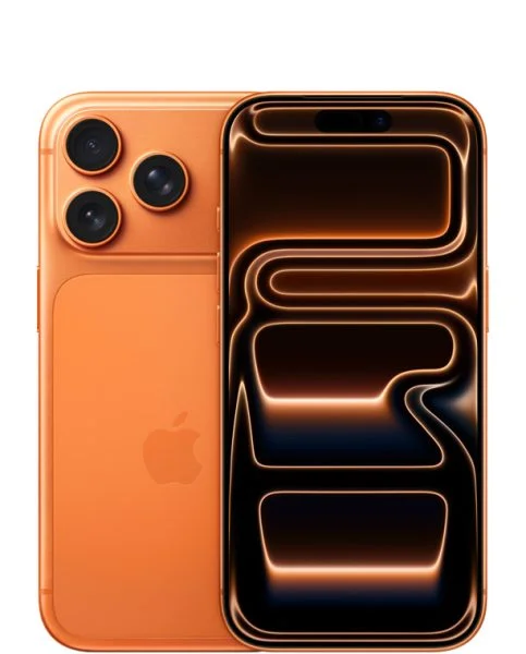 colour iphone17 pro cosmic orange product photograph