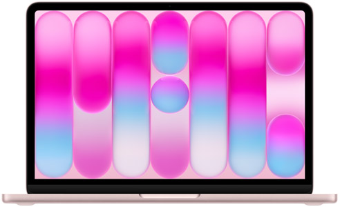 colour macbook neo a18 blush product photograph