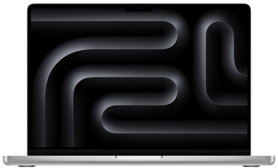 colour macbook pro m5 14 silver product photograph