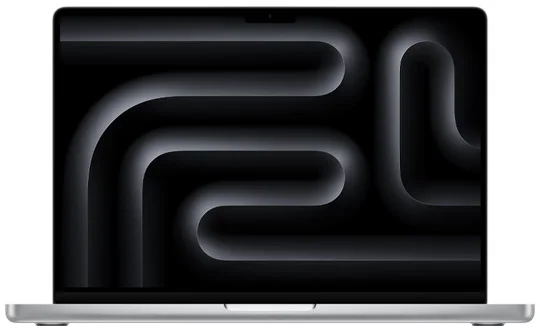 colour macbook pro m5 14 silver product photograph